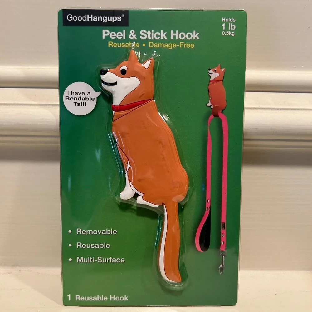 Good Hangups Peel and Stick Reusable Hooks - Dogs